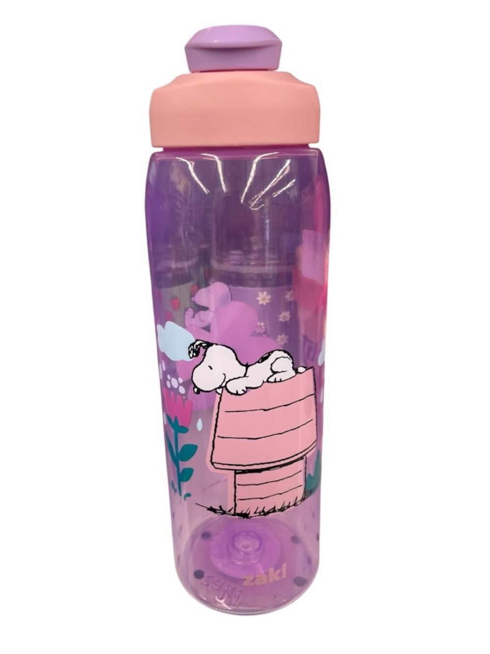 Zak! - Peanuts Snoopy Pink & Purple Water Bottle - 30 oz - New